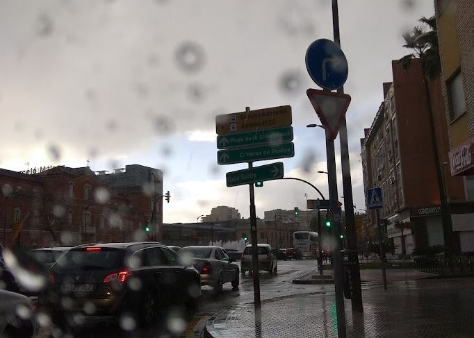 lluvia en málaga
