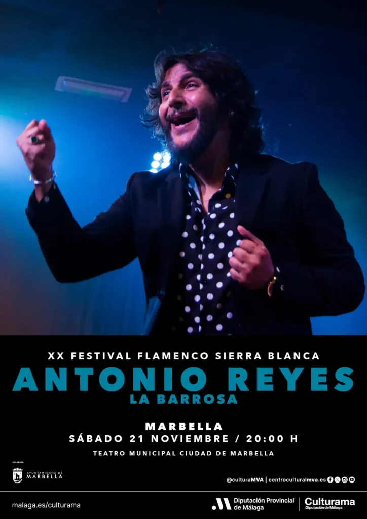 Antonio Reyes presenta 'La Barrosa' en el Teatro Ciudad de Marbella