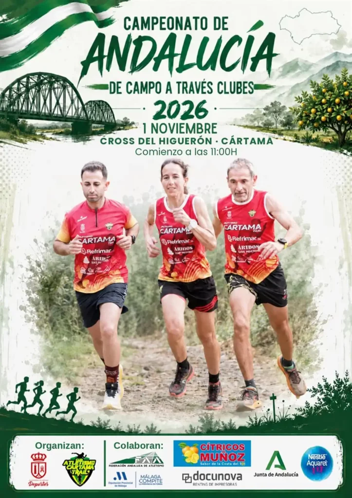 Campeonato de Andalucía de Campo a Través de Clubes en Cártama 2026