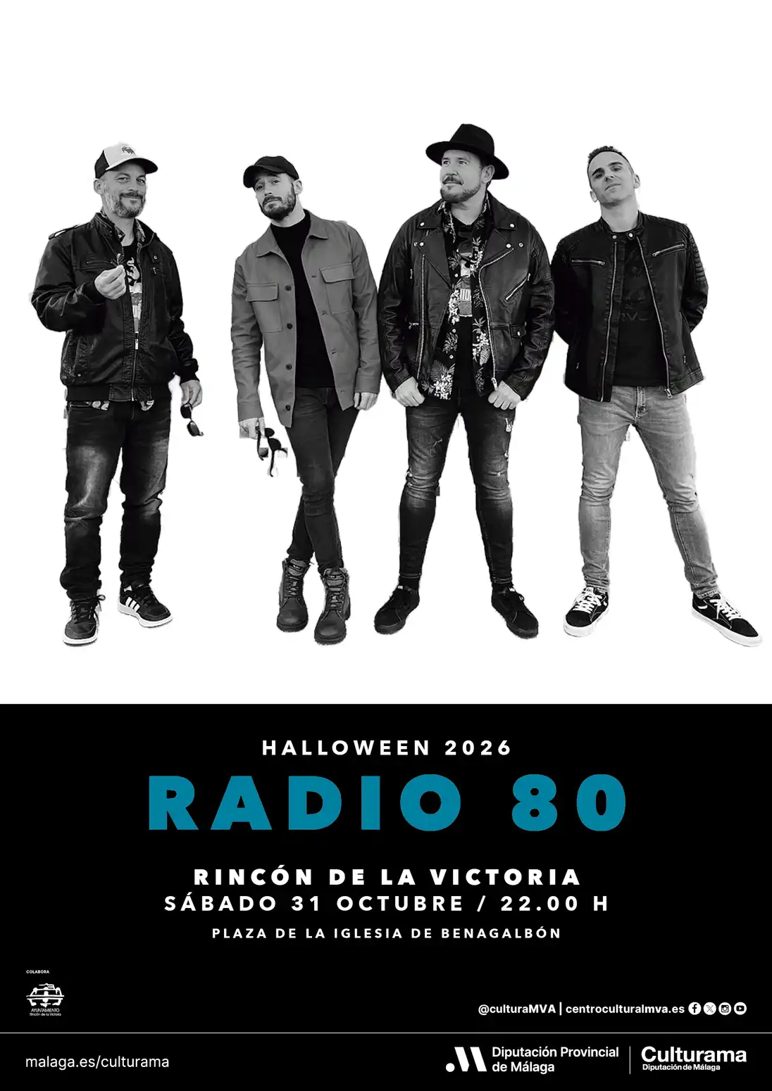 Radio 80 en Benagalbón: concierto de versiones en la noche de Halloween