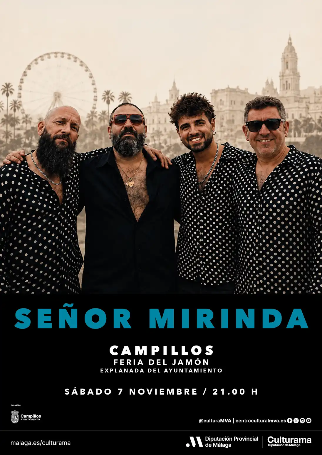 Señor Mirinda en Campillos: concierto en la Feria del Jamón 2026
